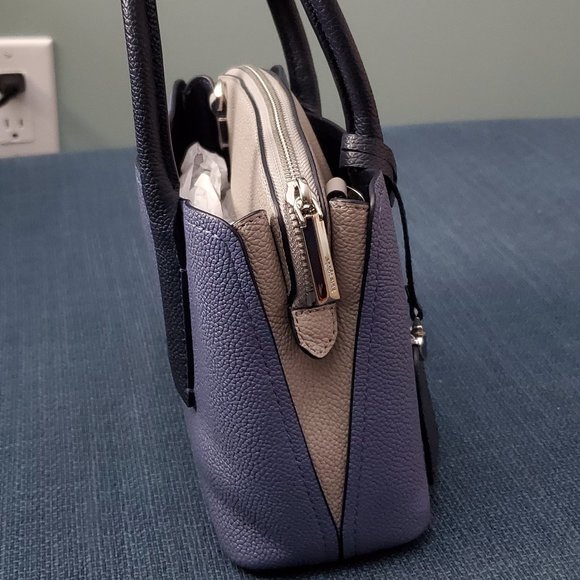 Kate Spade Margaux Mini Colorblock Satchel Celestial Blue Multi - Picture 4 of 6